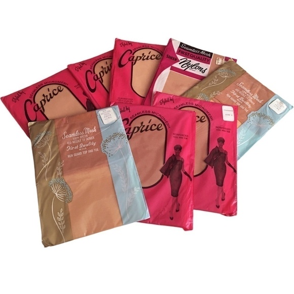 8 PAIR Vintage 60s Sheer Nylon Stockings Never Used, Never Opened NIP NOS - Picture 6 of 8